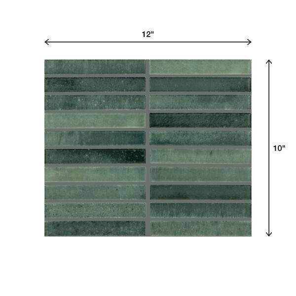 Daltile Miramo Reef 2-1/2 in. x 3 in. Glossy Ceramic Straight