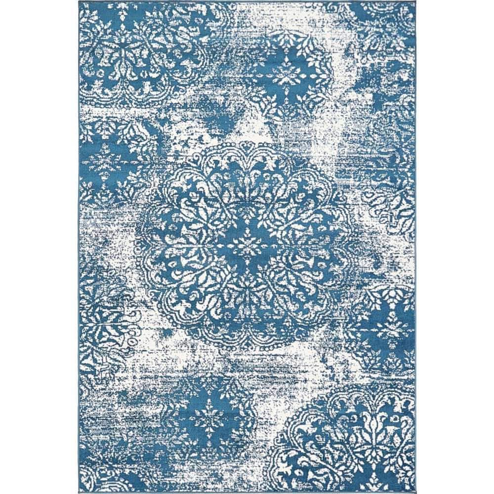 Sofia Grand Blue 4' 0 x 6' 0 Area Rug price history on PriceWatchPro