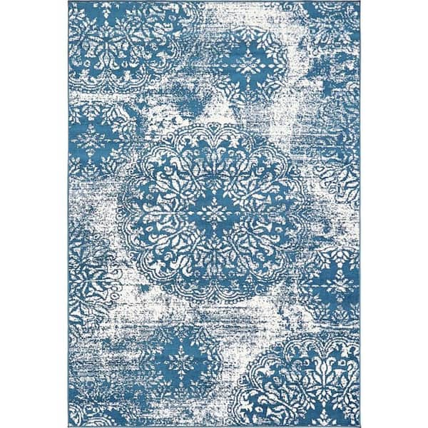 Sofia Grand Blue 4' 0 x 6' 0 Area Rug