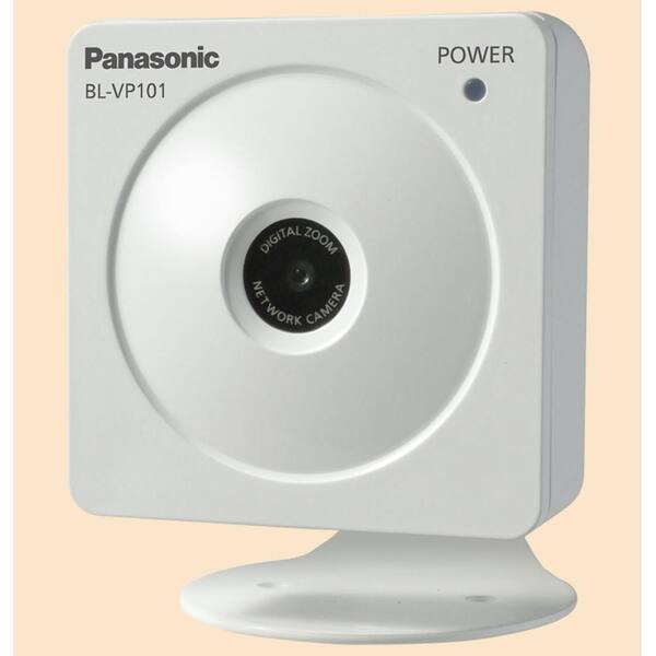 Panasonic H.264 Wired 640 TVL Indoor Network Security Camera with 4x Digital Zoom