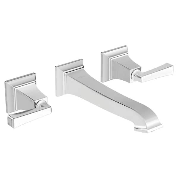 American Standard Town Square S 2-Handle Wall Mount Bathroom Faucet in Polished Chrome