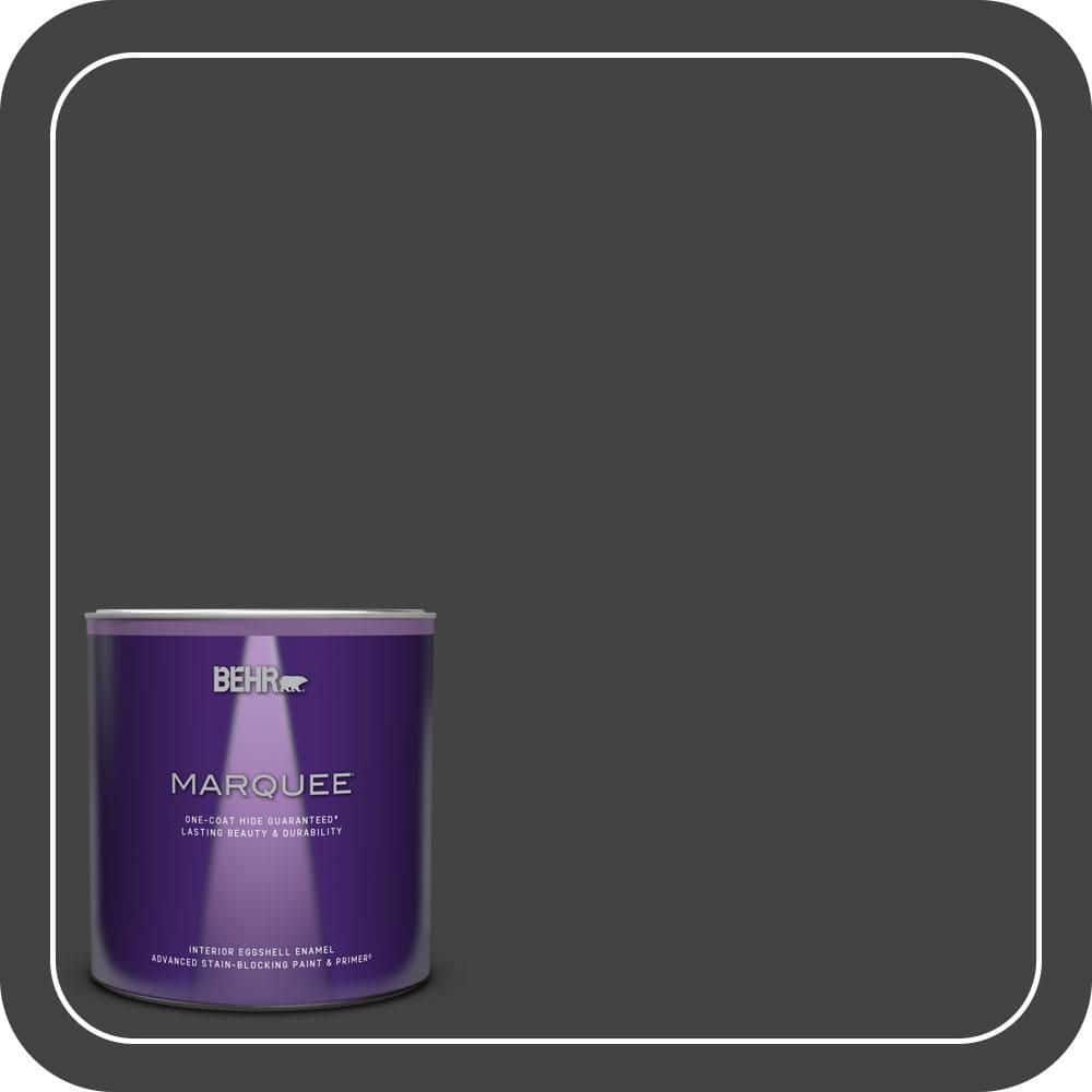 1 qt. #S-H-790 Black Suede Eggshell Enamel Interior Paint & Primer price history on PriceWatchPro