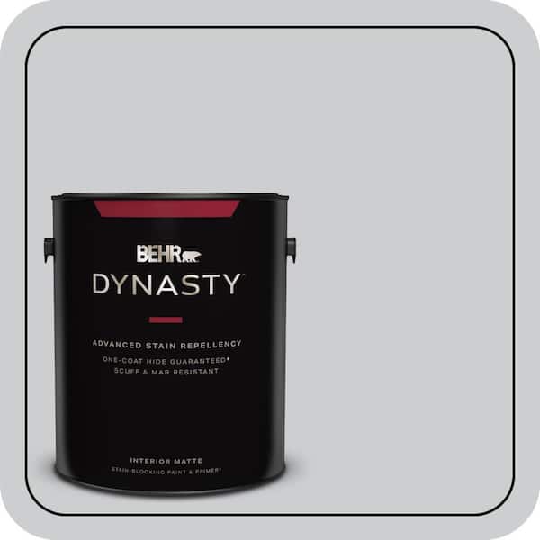 BEHR DYNASTY 1 gal. #760E-2 Manhattan Mist Matte Interior Stain-Blocking Paint & Primer