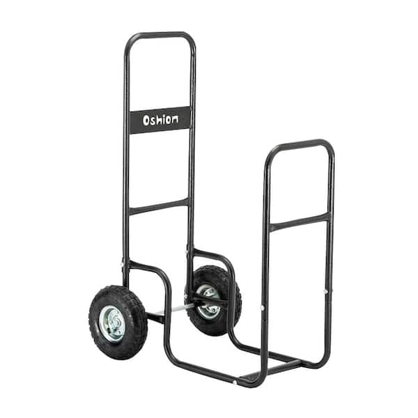 Firewood Cart 30 in. W x 13 in. D x 42 in. H Heavy-Duty Firewood Rack
