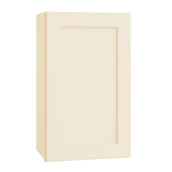 Home Decorators Collection Newport 18 in. W x 12 in. D x 30 in. H Assembled Plywood Wall Kitchen Cabinet in Blended Cream with Soft Close