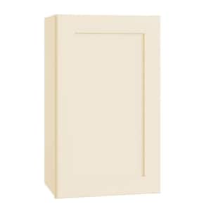 Newport Cream Painted Plywood Shaker Assembled Wall Kitchen Cabinet Soft Close 18 in W x 12 in D x 30 in H