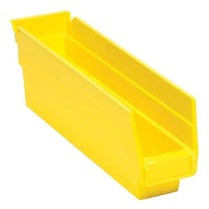 Economy Shelf 2.2 Qt. Storage Tote in Yellow (36-Pack)