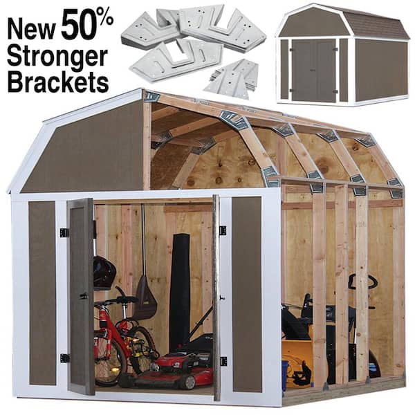 Reviews For Shelterit Ez Builder Barn Style Shed Framing Kit 70088 The Home Depot