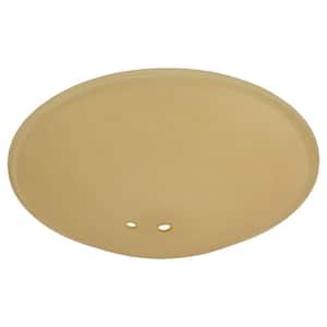 Andross 48 in. Oil Rubbed Bronze Ceiling Fan Replacement Tea Stain Glass Bowl
