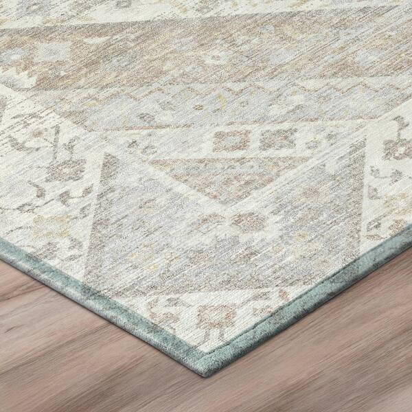 Chantille Machine Washable Indoor/Outdoor Abstract ACN3156 Ivory 2 ft. x 3 ft. Accent Rug
