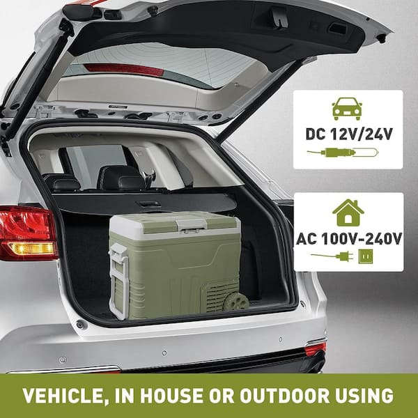 ITOPFOX 52 qt. 12-Volt Portable Car Refrigerator Cooler Freezer