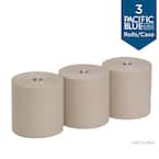 1150 ft. L Brown 100% Recycled Paper Towel Roll (3-Rolls per Pack)