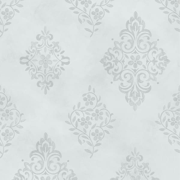 Graham & Brown Rachel Ashwell Diamond Motif Blue Wallpaper Sample