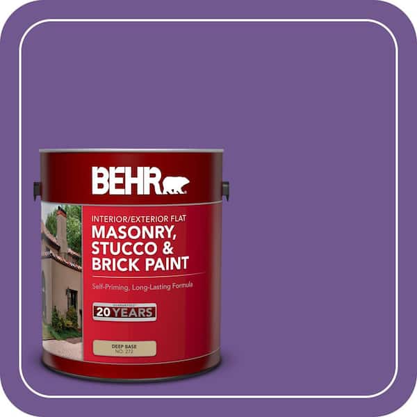 1 gal. #P570-6 Classic Waltz Flat Interior/Exterior Masonry, Stucco and Brick Paint