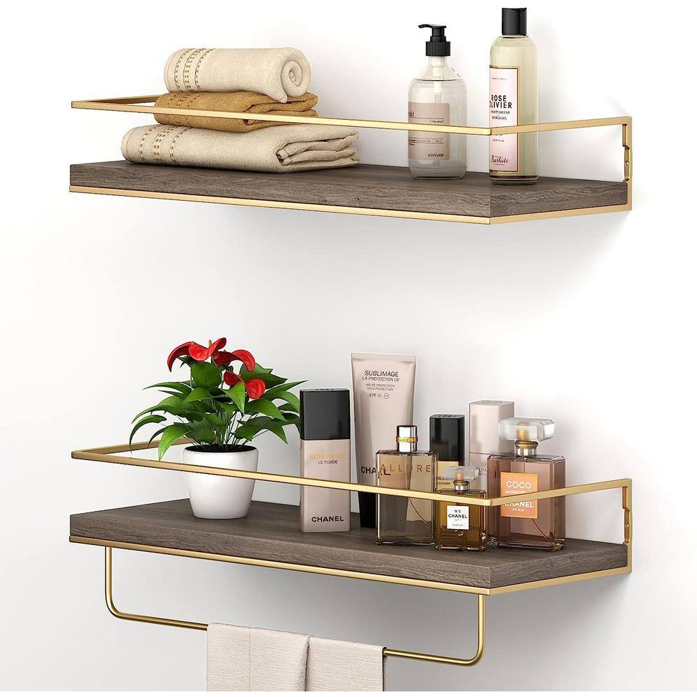 6 in. W x 4 in. H x 16 in. D Bathroom Shelves Over The Toilet Storage, Wall