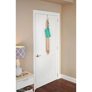 Decorative 1-Hook Single Over the Door in Nickel