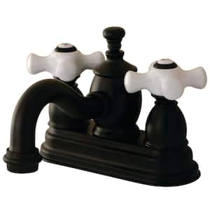 Kingston Brass KS7245PL English Country Wall Mount Vessel Sink Faucet 6-5/8 in Spout Reach Oil Rubbed Bronze