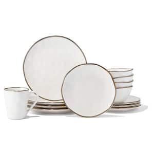 16-Piece Casual Pearl Stoneware Dinnerware Set (Service for 4)