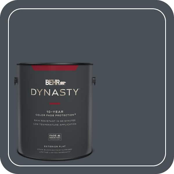 BEHR DYNASTY 1 gal. #T15-2 Seared Gray Flat Exterior Stain-Blocking Paint & Primer