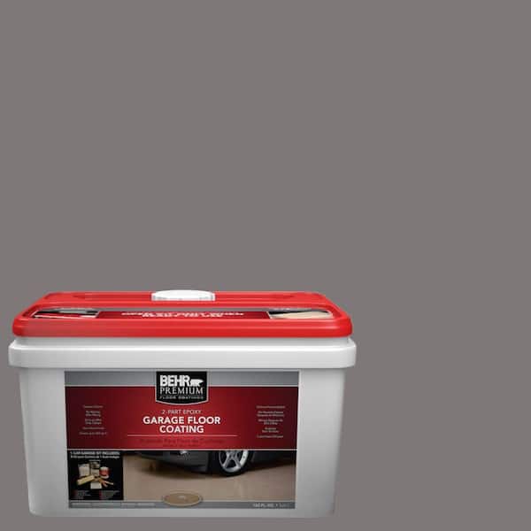 BEHR Premium 1-gal. #PFC-74 Tarnished Silver 2-Part Epoxy Garage Floor Coating Kit