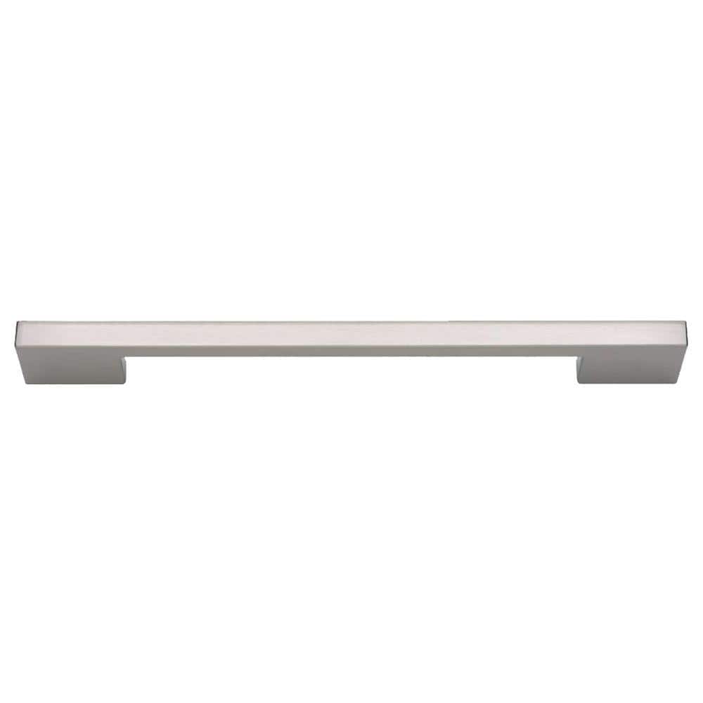 Thin Square Railing Atlas Homewares Successi 7 9/16 in. Brushed Nickel Thin Square Rail ...