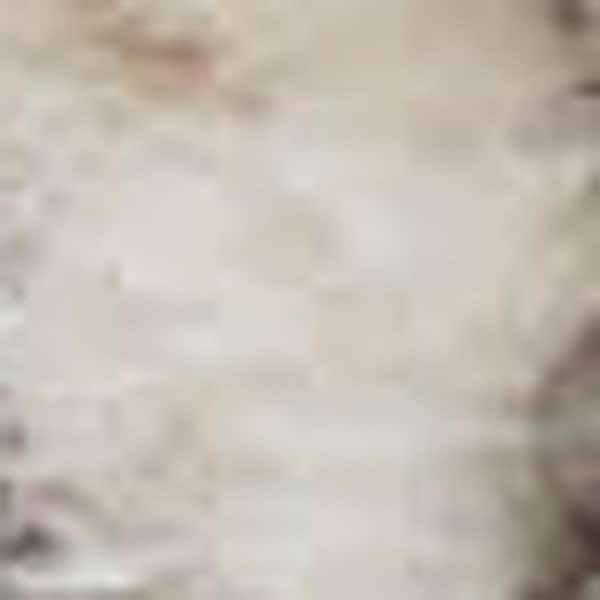 8 ft. x 8 ft. Gray Medallion Washable Area Rug