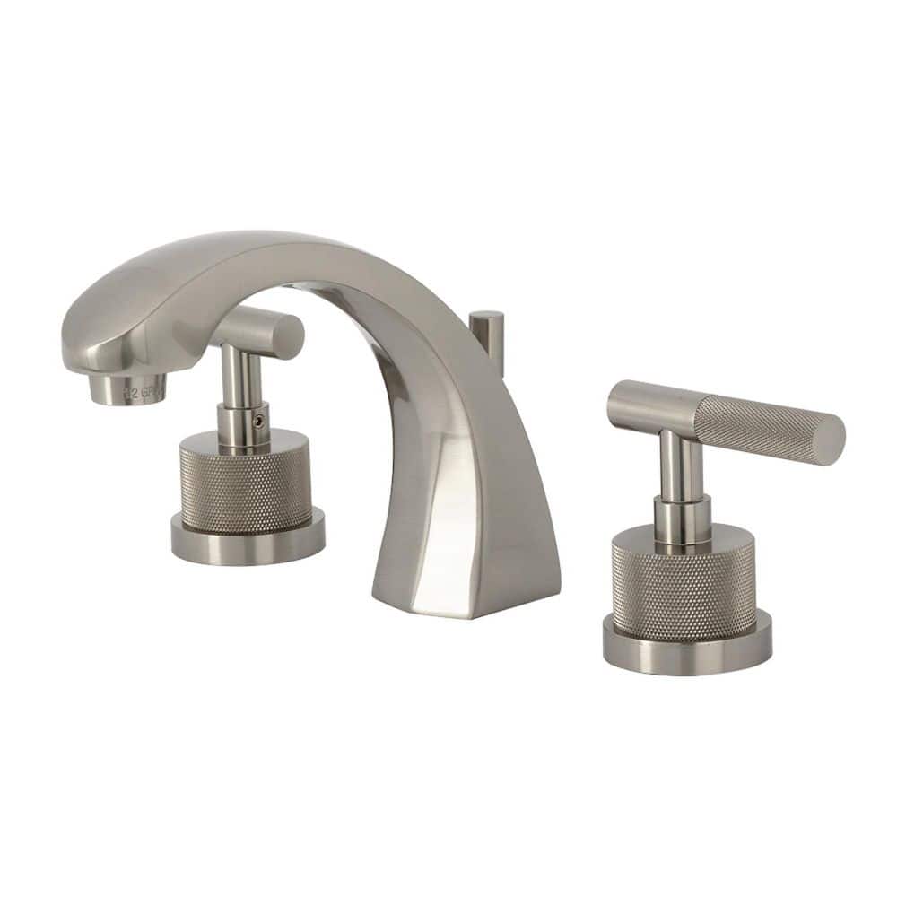 Convergent Deck Mounted 2-Handle 8 in. Widespread Bathroom Sink Faucet with Pop-Up Drain in Brushed Nickel price history on PriceWatchPro