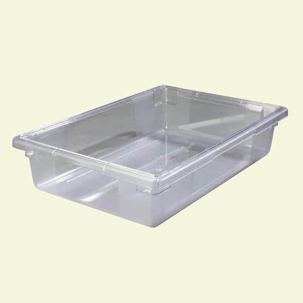 Carlisle 6 Qt. Clear Square Polycarbonate Food Storage Container