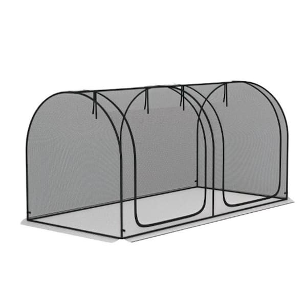 8 ft. x 4 ft. Outdoor Plant Protection Grow Tent with 2-Doors, Garden Enclosure for Vegetables, Flowers and Seedlings