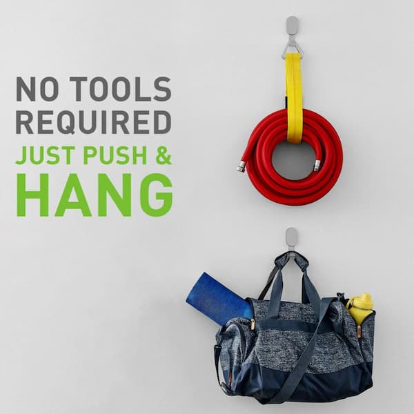 Push N Hang Simply push into drywall, no tools needed.