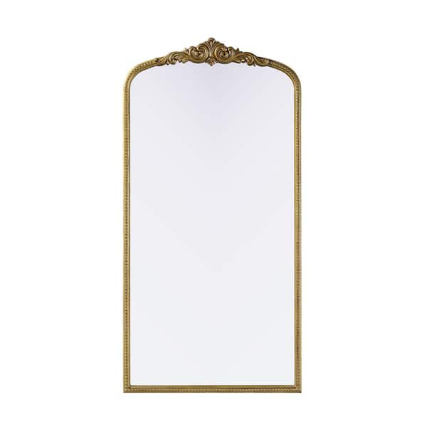 Timeless Home Antique Brass 30 in. W x 42 in. H Vintage Resin