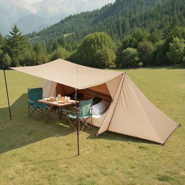 VEVOR Camping Hot Tent, Lightweight Bushcraft Tent with Stove Jack