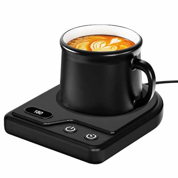 Compact Coffee Mug Warmer with 3 Temperature Settings and 2 to 12 Hour Auto Shutoff for Desk Use