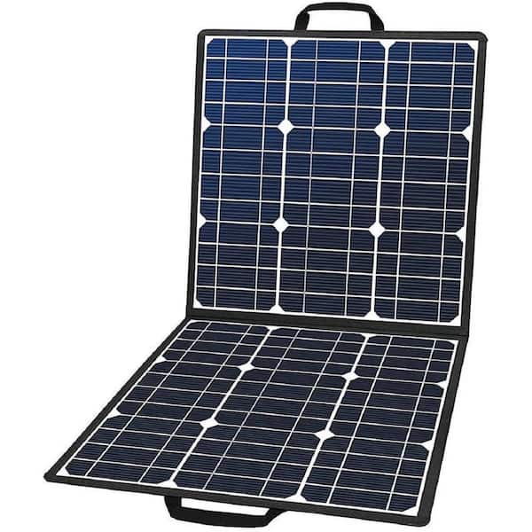 Amucolo 50-Watt Foldable Portable Monocrystalline Solar Panel