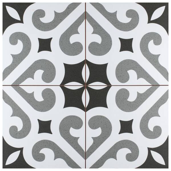 Merola Tile Thornbury Encaustic 17-5/8 in. x 17-5/8 in. Ceramic Floor and Wall Tile (11.02 sq. ft. / case)