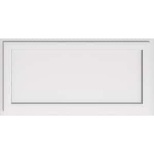 1 in. P X 30 in. W X 15 in. H Rectangle Architectural Grade PVC Contemporary Ceiling Medallion