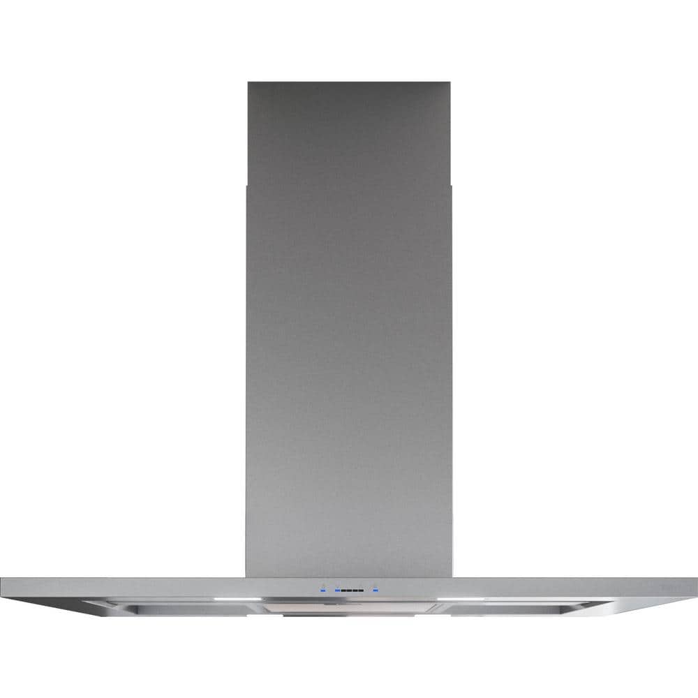 Zephyr Modena 36 in. Convertible Island Mount Range Hood with LED Lighting  in Stainless Steel ZMD-M90BS - The Home Depot