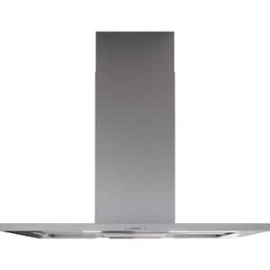 Modena 36 in. Convertible Island Mount Range Hood with LED Lighting in Stainless Steel