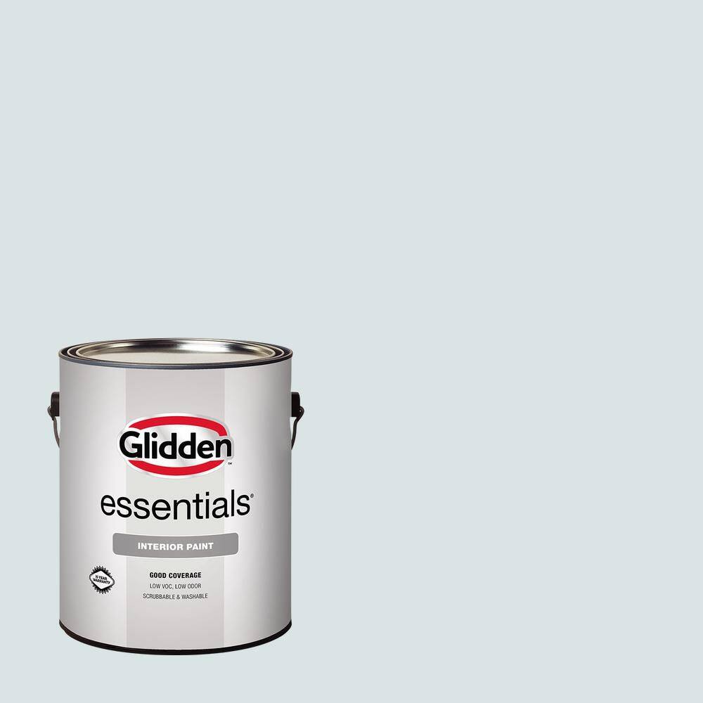 Glidden Essentials 1 gal. Alpine Blue PPG1149-1 Flat Interior