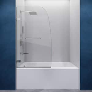eRiNGo　0830 ANZZI Vensea Series 31.5 in. x 58 in. Frameless Hinged Bathtub