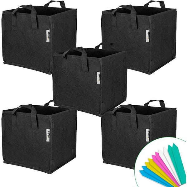 Five Piece Canvas Storage Bag Set with Cedar Planks Today Only
