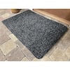 Clean Machine High Traffic Charcoal 23.5 in. x 35.5 in Door Mat 10376714 -  The Home Depot