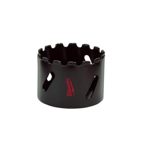 Milwaukee 1-3/8 in. Carbide Grit Hole Saw with Pilot Bit 49-56