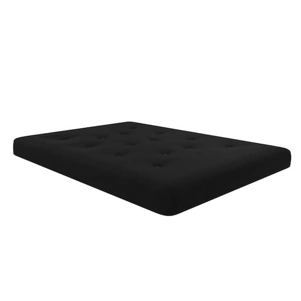 DHP Trule Full Medium Bonnell Coil 6 in. Bed in a Box Mattress for Futon Polyester Linen,