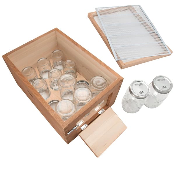 SummerHawk Ranch 20.5 in. x 13.8 in. x 11 in. Backyard Jar Beehive Super Kit