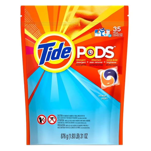 Tide Pods Ocean Mist Laundry Detergent (35 Count)