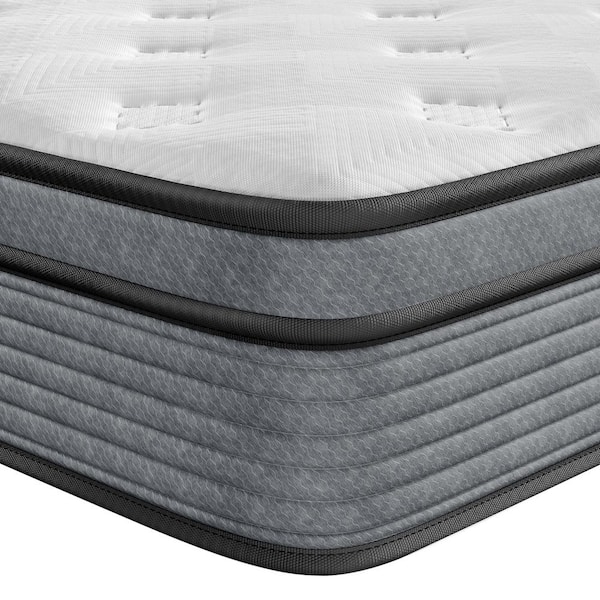 Queen Medium Hybrid Memory Foam, Individual Pocket Spring 10 in. Bed-in-a-Box Mattress