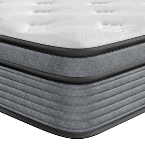 Twin Medium Hybrid Memory Foam, Individual Pocket Spring 10 in. Bed-in-a-Box Mattress