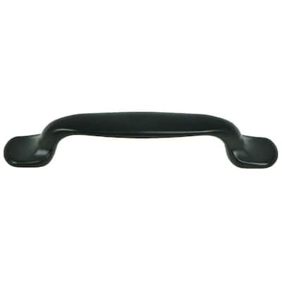Marshall 3-3/4 in. Center-to-Center Matte Black Cabinet Pull (10-Pack)