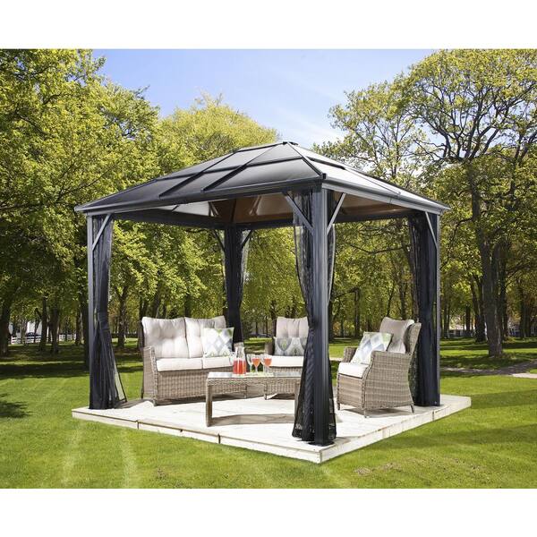 12 ft. W Meridien Aluminum Gazebo 